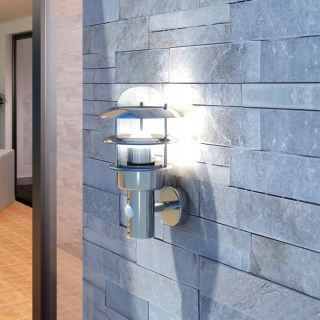 Záhradné nástenné svietidlo - Lampa fasáda lampa stena lampa hrdzu trio