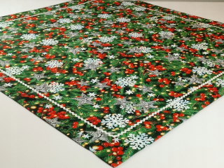 Vianočné servírovanie, šliapať 60x60