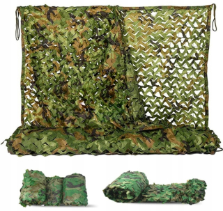 Pletivo, sieť - Maskingová sieť pre tieňové oplotenie vojenskej armády 1,5 x 7 m