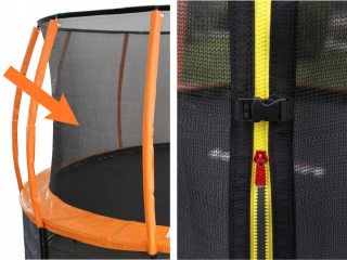 Ochranná sieť na trampolínu - Jarný kryt pre trampolínu 14 stôp štíhleho športu najlepšie