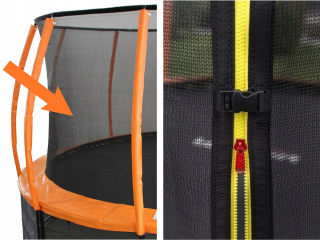 Ochranná sieť na trampolínu - Vnútorná sieť pre LEAN Sport Najlepšia 8 stopová trampolína