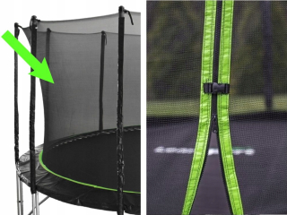 Ochranná sieť na trampolínu - Externá sieť pre 14 stôp Lean Sport Pro Trampoline