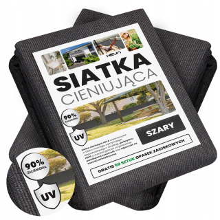 Pletivo, sieť - Tieňová sieť 90% maskovací plot +UV 1,5 x 10 m antracit