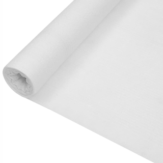 Záhradný slnečník - Tieňová sieť, biela, 2x25 m, HDPE, 195 g/m² l