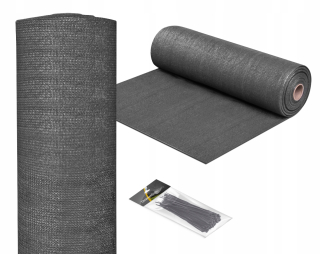 Pletivo, sieť - Shado-icing mesh 90%, 1,5 x 25 m, 135 g šedá