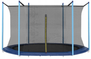 Ochranná sieť na trampolínu - Ochranná sieť pre vnútornú trampolínu 250 cm 8 stôp na 6 stĺpoch