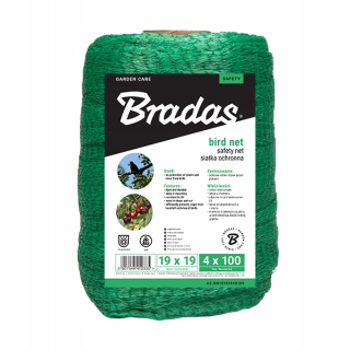 Pletivo, sieť - Ochranná sieť proti vtákom 4x100m 10gr 19x19 mm