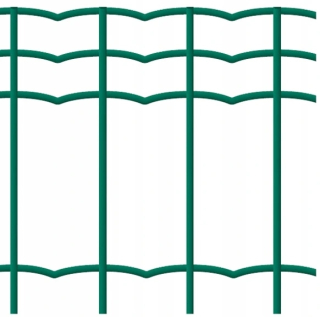 Galvanizovaná zváraná sieť + PVC zelená 25 MB H/1,5 m