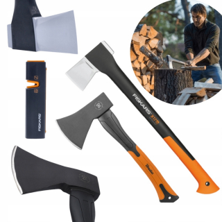 Sekera - Fiskars Fiskars Štiepenie x17 m + Ax Bradas Universal Barpener