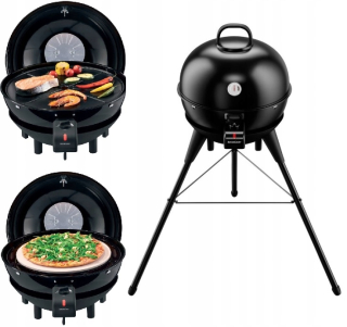 Elektrický gril - Silvercrest Electric Grill 3in1 záhradný balkón