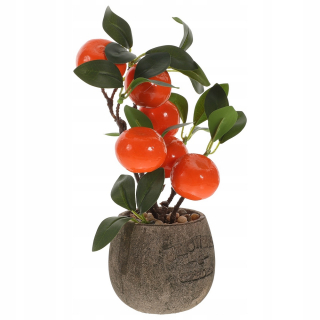 Dekorácia do záhrady - Simulovaný kvet Kumkwat Small Bonsai