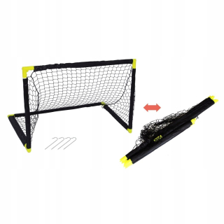 Futbalové príslušenstvo pre deti - Zložený futbalový gól Master 90 x 60 x 60 cm