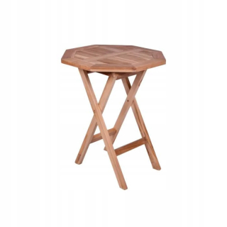 Záhradný stôl, stolík - Skladací záhradný stôl Divero vyrobený z teak