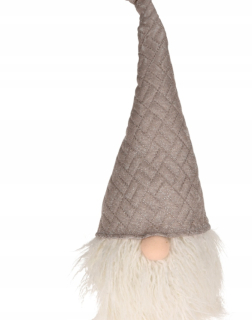 Skrzat 57 cm trpaslíci vianočný figurín vianočný odtieň