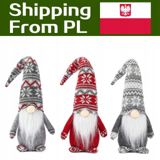 GNOME GNOME DRWARF DECORÁCIA Vianoce 3 ks
