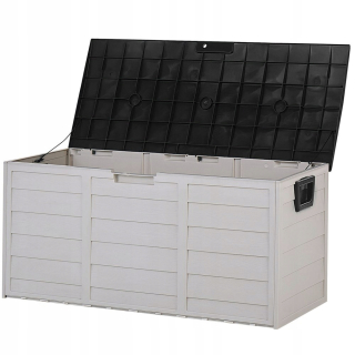 Záhradný box- Záhradná prevodovka 112 x 50 cm béžová s čiernou lokom