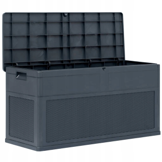 Záhradný box- Záhradný box na balkón 320L Plast, Antracit