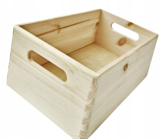 Záhradný box- Drevená hrudná svenn 30x14x20cm surové drevo