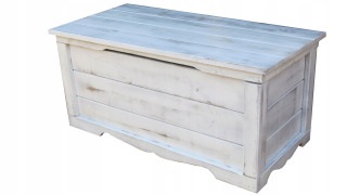 Záhradný úložný box - Drevená hrudník, veľký koberec veľkej 100 cm