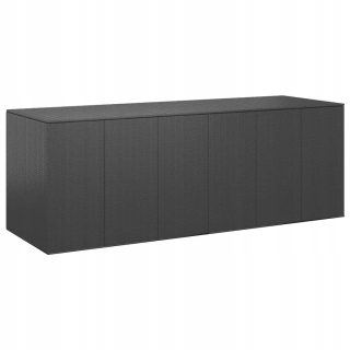 Záhradný box- Rattan PE, 291x100,5 záhradné vankúše