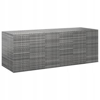 Záhradný box- Box na záhradný vankúš, biela, 200x50x56 cm
