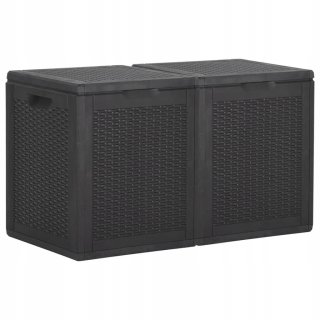 Záhradný box- Záhradná prevodovka, 180 l, čierna, pp lumarko!