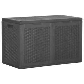 Záhradný box- Casaria Technorattan Cushion Box 800L