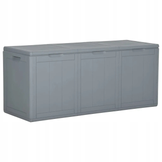 Záhradný box- Záhradná prevodovka, 270 l, šedá, ratan pp