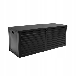Záhradný úložný box - Záhradná prevodovka - Larus 390 litrov - čierna