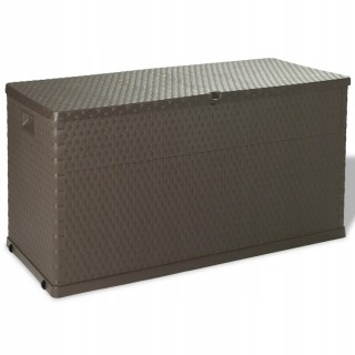 Záhradný box- Záhradná prevodovka, hnedá, 120x56x63 cm, ratan s