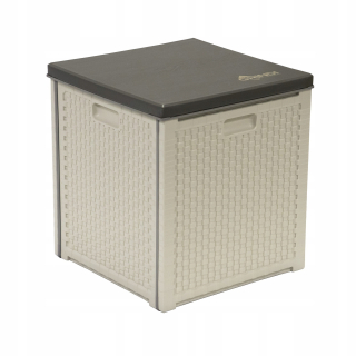 Záhradný úložný box - Záhradný box, na balkón, TERASA, béžový, 98L