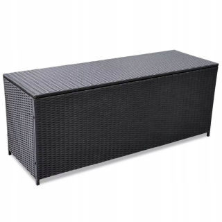 Záhradný box- Záhradná prevodovka Technorattan 450 l Čierna