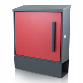 Poštová schránka - Moderné box pre zoznamy, Red Press so správami