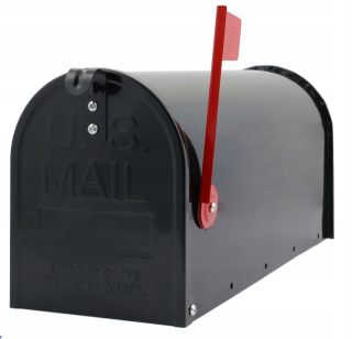 Poštová schránka - Black New York List Box