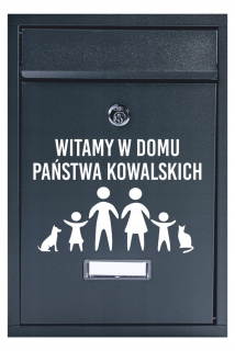 Poštová schránka - Pokrytie zoznamu rodiny s vašou nápisnou adresou