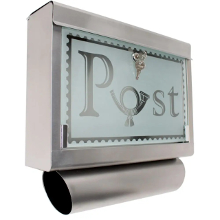 Poštová schránka - Striebro Tectake Letter Box