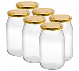 Poháre na med - Nádoba 900 ml s vekom avg.