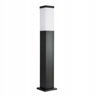 Svetelný stĺp do záhrady - Záhradný príspevok Inox Square Black SS802-650 Sum