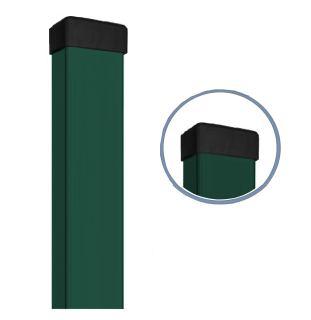 Pletivo, sieť - Plot post 60x40 Green Ral 6005 200 cm