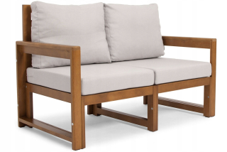 Záhradná lavica, lavička - Vidaxl záhradná lavica s vankúšom, 157 cm, Lite Dre