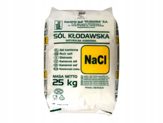 Bazénová chémia - Kamenná soľ Kłodawa, bez jódu, 25 kg do bazénov