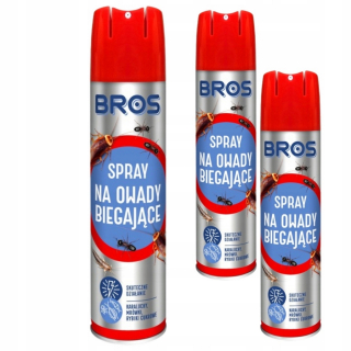 Repelent proti hmyzu - Sprej pre hmyz spustenie švábov BUST BROS 300 ml x3