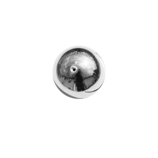 Strieborná guľa Ø 10 cm - závit