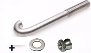 Háčiková skrutka 8x80 A2 + Zryw Nut + Sub. 100ks