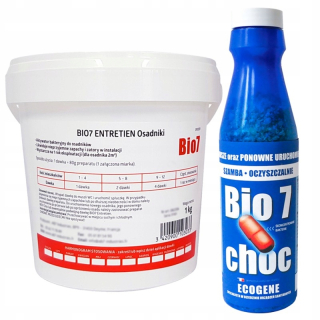 Prostriedok do žumpy, septiku - Štartér Bio7 Choc + Bio7 Enttretien Settlers S -1K