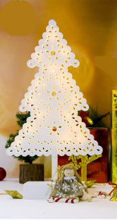 Stand Lamp vianočná dekorácia vianočný stromček