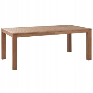 Záhradný stôl, stolík - Záhradný stôl eukalyptus 190 x 105 cm ľahké drevo