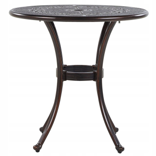 Záhradný stôl, stolík - Round Garden Table 65 cm Brown Bovino!