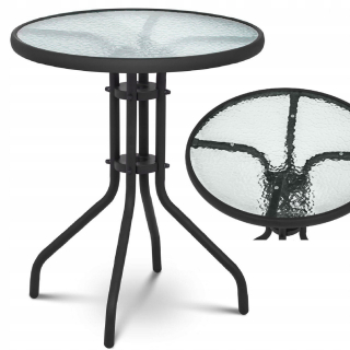 Záhradný stôl, stolík - Tabuľka Uniprodo 61 x 61 x 70 cm