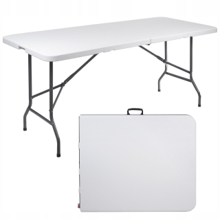 Záhradný stôl, stolík - Black Garden Table, 200x150x74cm Polirattan